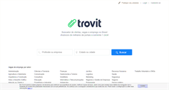Desktop Screenshot of empregos.trovit.com.br