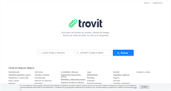 Desktop Screenshot of empleo.trovit.cl