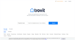 Desktop Screenshot of homes.trovit.co.uk