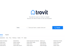 Tablet Screenshot of casas.trovit.co.ve