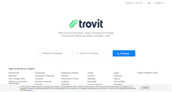 Desktop Screenshot of emprego.trovit.pt