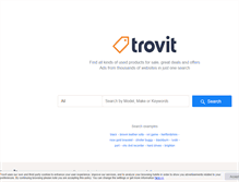 Tablet Screenshot of products.trovit.co.uk