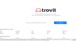 Desktop Screenshot of cars.trovit.com